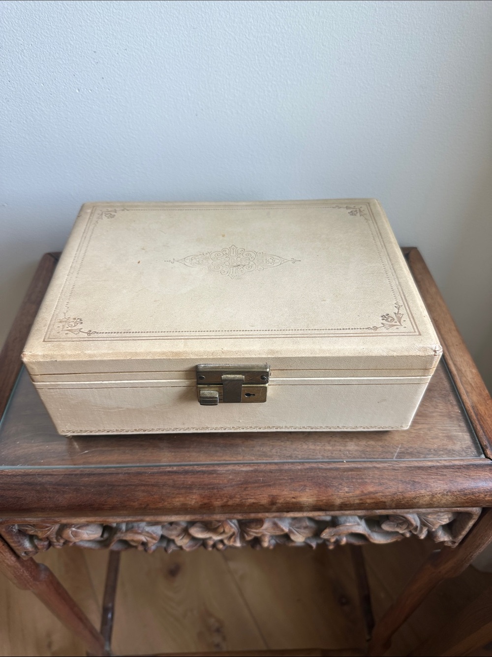 Vintage 1950s Thorens Swiss Movement Musical Jewelry Box -Some Enchanted Evening
